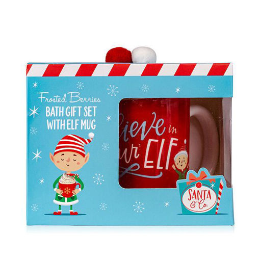 Picture of ACCENTRA ELF MUG, GEL&FIZZER- BATH GIFT SET